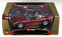 CHEVROLET: A Bburago 1:18 scale 1998 Chevrolet Corvette targa model, model number 3396
