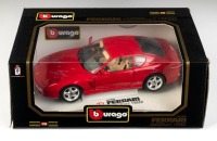 FERRARI: A Bburago 1:18 scale 1992 Ferrari 456GT model, has pininfarina reference on packaging, model number 3036