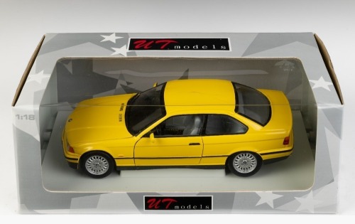 75 · BMW: A 1:18 scale UT models 1996 BMW M3 coupe model, product number 180 022300