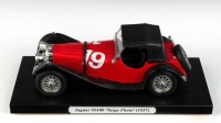JAGUAR: A 1:18 scale Bburago 1937 Jaguar SS100 Targa Florio, red #19
