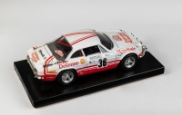 ALPINE: A 1:18 scale Bburago 1973 Alpine A110 1600s 'Defense Mondiale' Monte Carlo Rally car model - 2