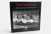 MERCEDES: 'Two Summers - The Mercedes-Benz W196 R Racing Car' by Robert Ackerson, limited edition hardcover book published 2015