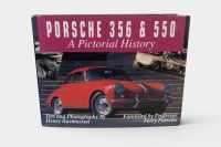 PORSCHE: 'Porsche 356 & 550 - A Pictorial History' by Henry Rasmussen, hardcover book published 1992