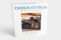 FANGIO / MOSS / FITTIPALDI / STEWART: A set of four hardcover books relating to legendary drivers Fangio, Moss, Fittipaldi & Stewart by Karl Ludvigsen - 2