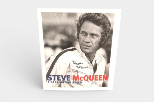 STEVE MCQUEEN: 'Steve McQueen - A Passion for Speed' by Frederic Brun, hardcover book published 2011