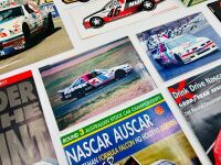 NASCAR AUSCAR: A group of Australian NASCAR and AUSCAR items including three photos, seven programs, two 1:64 scale models, two posters and stickers [Location: Sydney] - 4