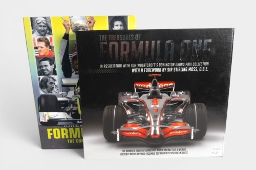 FORMULA ONE: Two hardcover books relating to Formula One history
