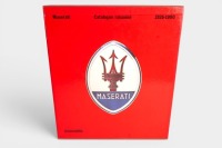 MASERATI: Two hardcover volume set in slipcase "Maserati - Catalogue Raisonne 1926-1990" published 1990