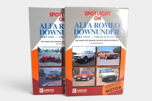 166 · ALFA ROMEO: Two hardcover books relating to Alfa Romeo