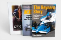 FORMULA ONE / INDY: Three hardcover books relating to Formula One & Indycar identities