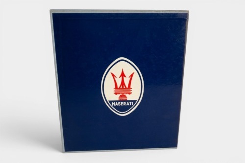 MASERATI: 'Maserati - A Complete History from 1926 to the Present', by Luigi Orsini & Franco Zagari, hardcover book in slipcase, published 1980