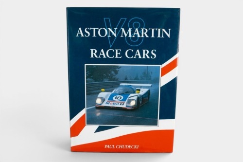 ASTON MARTIN: 'V8 Aston Martin Race Cars' by Paul Chudecki, hardcover, published 1990