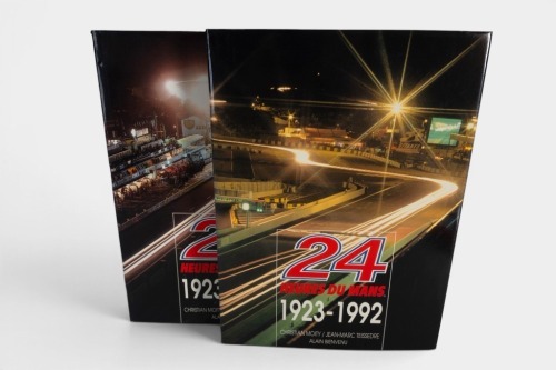 LE MANS: '24 Heures Du Mans 1923-1992' by Christian Moity, Jean-Marc Teissedre, two volume hardcover boot set in slipcase, 1992