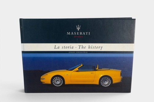 190 · MASERATI: 'Maserati Spyder - La Storia - The History' by Jurgen Lewandowski, hardcover, 2001