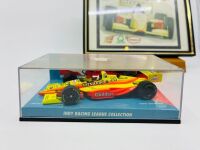 TONY STEWART: A 1:43 scale model Lola 95 by Minichamps signed by Tony Stewart with a framed picture [Location: Sydney] - 6