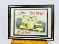 TONY STEWART: A 1:43 scale model Lola 95 by Minichamps signed by Tony Stewart with a framed picture [Location: Sydney] - 7