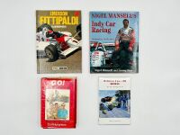 INDY CAR: Four hardcover books featuring Indy Car drivers [Location: Sydney]