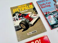 INDY CAR: Four hardcover books featuring Indy Car drivers [Location: Sydney] - 2