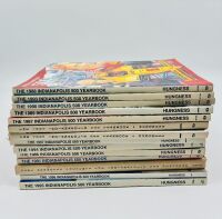 THE INDIANAPOLIS 500 YEARBOOK: A group of 14 issues of the 'Indianapolis 500 Yearbook' [Location: Sydney] - 2