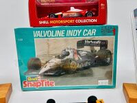 INDY CAR: Eight Indy Car models in various scales together four stickers [Location: Sydney] - 2