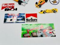INDY CAR: Eight Indy Car models in various scales together four stickers [Location: Sydney] - 8