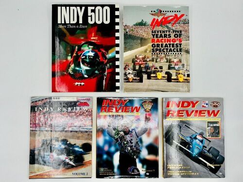 339 · INDIANAPOLIS 500: Five hardcover books featuring the Indianapolis 500 [Location: Sydney]