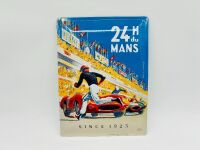 LE MANS: A 1:32 scale slot car by SRC of the Porsche 907 L driven in the 1968 24 Hours of Le Mans together with a metal sign, 40cm long, 30 cm wide [Location: Sydney] - 8