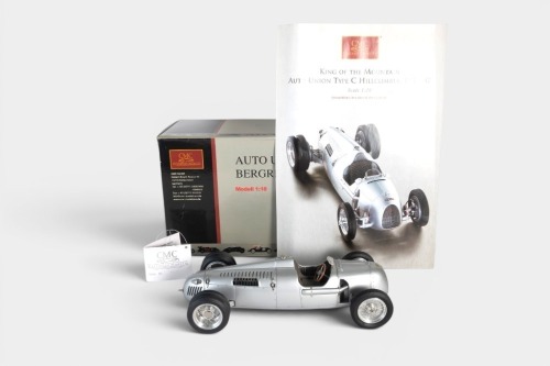 AUTO UNION: A highly detailed CMC 1:18 scale 1936/37 Auto Union Type C Bergrenner (hill climber), model No.M-053, in original box