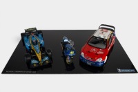 MICHELIN: A Michelin themed model display of 2005 world Champions