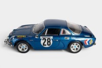 RENAULT: A highly detailed Bburago 1:16 scale 1971 Renault Alpine A110 1600 Rally Monte Carlo, car # 28 - 2