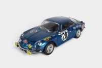RENAULT: A highly detailed Bburago 1:16 scale 1971 Renault Alpine A110 1600 Rally Monte Carlo, car # 28 - 3