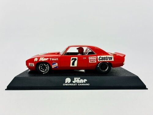 CHEVROLET CAMARO: A 1:32 scale slot car by Scalextric of the 1969 Chevrolet Camaro driven by Bob Jane in the Australian Touring Car Championship [Location: Sydney]