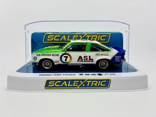 72a · HOLDEN LJ TORANA A9X: A 1:32 scale slot car by Scalextric of the 1979 Australian Touring Car Championship winning car of Bob Morris in Channel 7 #7 livery [Location: Sydney]
