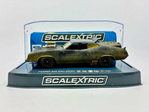 65a · MAD MAX: A 1:32 Scalextric slot car of the XB Falcon 'Interceptor' from Mad Max 2 in original packaging [Location: Sydney]