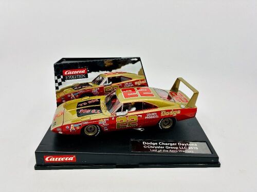 301a · DODGE DAYTONA: A 1:32 scale Dodge Daytona slot car by Carrera Digital with original display case [Location: Sydney]