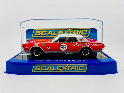 241a · MERCURY COUGAR: A 1:32 scale slot car by Scalextric of the Mercury Cougar driven by Dan Gurney in the 1967 Trans-Am season [Location: Sydney]
