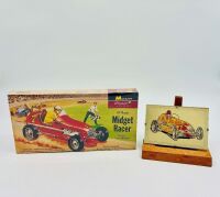 MIDGET RACER: A 1:24 scale model kit by Monogram Classics of the 'Midget Racer', unopened box with plastic intact together with an illustration [Location: Sydney]