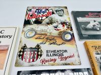 MIDGET SPRINT CAR: A group of Midget and early Sprint Car items including three books, two framed photos and a Bob Tattersall sign [Location: Sydney] - 3