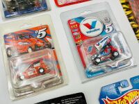 SPRINT CARS: Eight 1:64 scale and one 1:32 scale model sprint cars together with six stickers and three badges [Location: Sydney] - 3