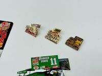 SPRINT CARS: Eight 1:64 scale and one 1:32 scale model sprint cars together with six stickers and three badges [Location: Sydney] - 7