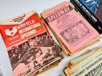 SYDNEY SHOWGROUND SPEEDWAY: A large quantity of Sydney Showground Speedway event programs together with a hardcover book 'Ghosts in the Bull Pens' by Tony Loxley and Dennis Newlyn [Location: Sydney] - 7