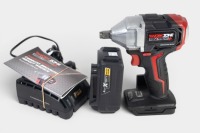 IMPACT WRENCH: A Workzone cordless impact wrench 'PT190202' 20V, with battery and battery charger and manual, tested and working