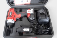 IMPACT DRIVER: A Taurus Li-Ion 18V Cordless Impact Driver, complete within case with two batteries and one battery charger. Tested and working - 2