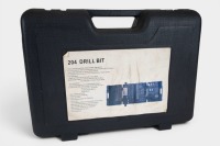 DRILL BITS / PLANER: Two drill bit sets and one Ozito planer, lot also includes one unused 12 QT oil drain pan - 4