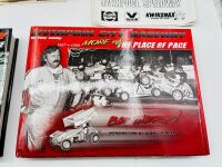 LIVERPOOL CITY RACEWAY: Two hardcover books, Volume 1 and Volume 2 of 'Liverpool City Raceway: The Place of Pace' by Tony Loxley together with a 2012 calendar and a group of race programs [Location: Sydney] - 3