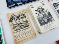 LIVERPOOL CITY RACEWAY: Two hardcover books, Volume 1 and Volume 2 of 'Liverpool City Raceway: The Place of Pace' by Tony Loxley together with a 2012 calendar and a group of race programs [Location: Sydney] - 7