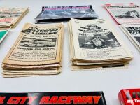 LIVERPOOL CITY RACEWAY: Two hardcover books, Volume 1 and Volume 2 of 'Liverpool City Raceway: The Place of Pace' by Tony Loxley together with a 2012 calendar and a group of race programs [Location: Sydney] - 11