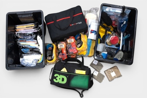 CLEANING: A comprehensive assortment of cleaning / detailing items