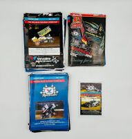 PARRAMATTA CITY RACEWAY: A large group of Parramatta City Raceway race programs together with a hardcover book, 'Speedway by the Freeway: An Illustrated History of Parramatta/Sydney Speedway/Valvoline Raceway' by Tony Loxley [Location: Sydney] - 2