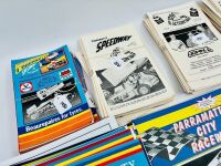 PARRAMATTA CITY RACEWAY: A large group of Parramatta City Raceway race programs together with a hardcover book, 'Speedway by the Freeway: An Illustrated History of Parramatta/Sydney Speedway/Valvoline Raceway' by Tony Loxley [Location: Sydney] - 5
